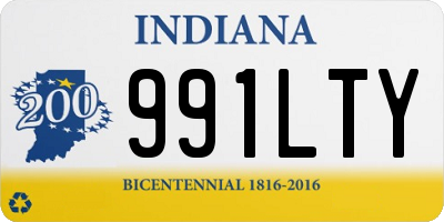 IN license plate 991LTY