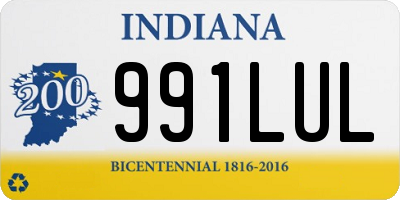 IN license plate 991LUL