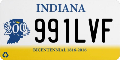 IN license plate 991LVF