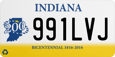 IN license plate 991LVJ