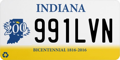 IN license plate 991LVN