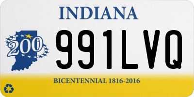 IN license plate 991LVQ