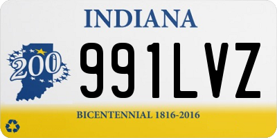 IN license plate 991LVZ