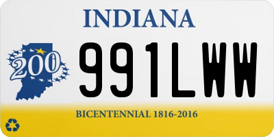 IN license plate 991LWW