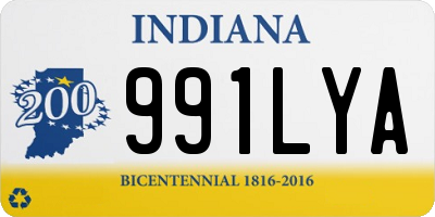 IN license plate 991LYA