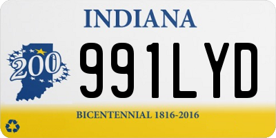 IN license plate 991LYD