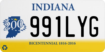 IN license plate 991LYG