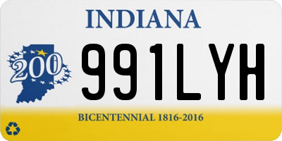 IN license plate 991LYH