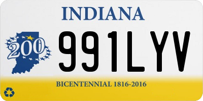 IN license plate 991LYV