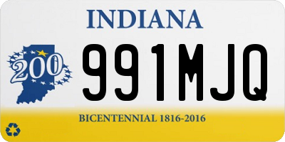 IN license plate 991MJQ