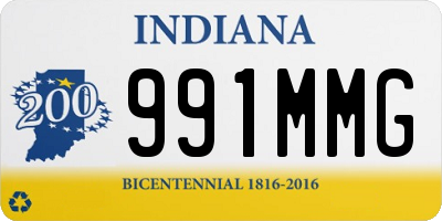 IN license plate 991MMG