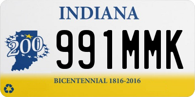 IN license plate 991MMK