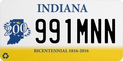 IN license plate 991MNN