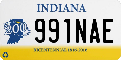 IN license plate 991NAE