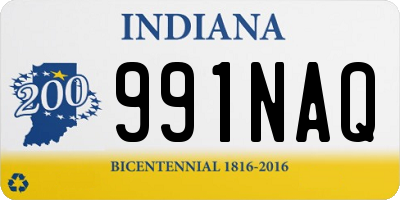 IN license plate 991NAQ