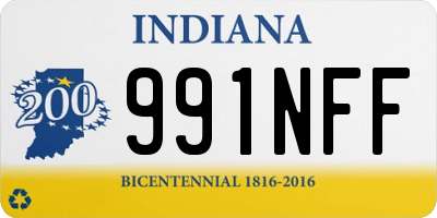 IN license plate 991NFF