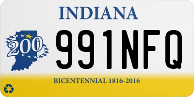 IN license plate 991NFQ