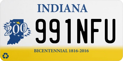 IN license plate 991NFU