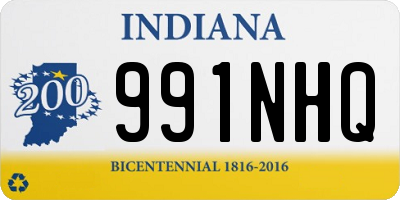 IN license plate 991NHQ