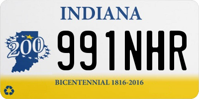 IN license plate 991NHR