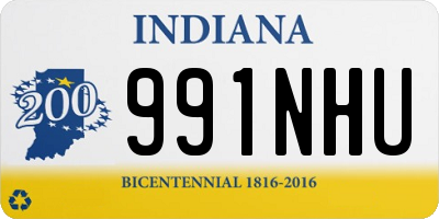 IN license plate 991NHU
