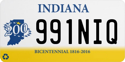 IN license plate 991NIQ
