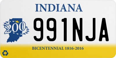 IN license plate 991NJA