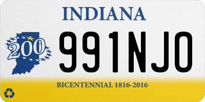IN license plate 991NJO