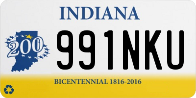 IN license plate 991NKU