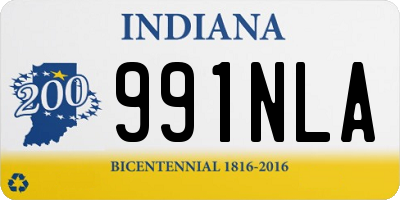 IN license plate 991NLA
