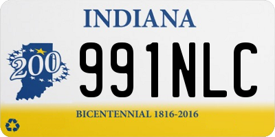 IN license plate 991NLC