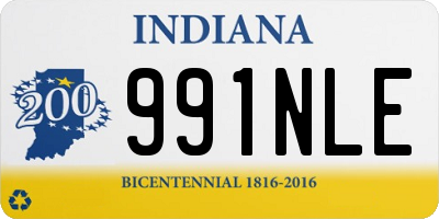IN license plate 991NLE