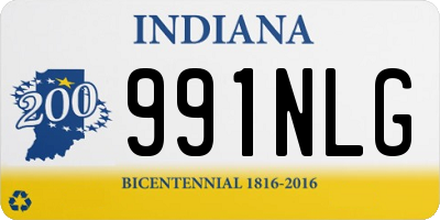 IN license plate 991NLG
