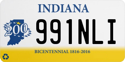 IN license plate 991NLI