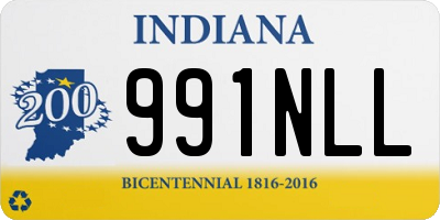 IN license plate 991NLL