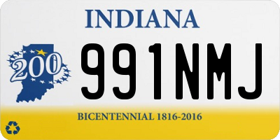 IN license plate 991NMJ