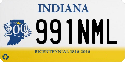 IN license plate 991NML