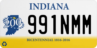 IN license plate 991NMM