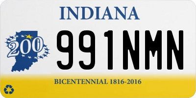 IN license plate 991NMN