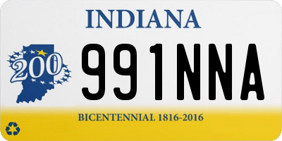 IN license plate 991NNA