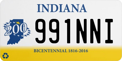 IN license plate 991NNI