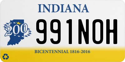 IN license plate 991NOH