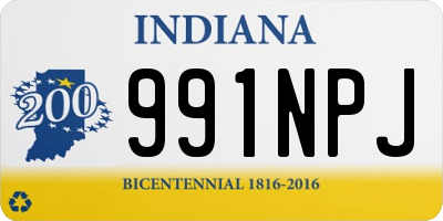 IN license plate 991NPJ