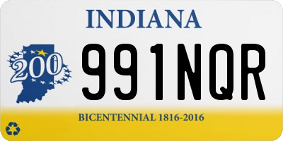 IN license plate 991NQR