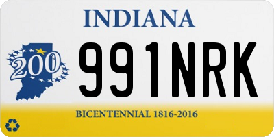 IN license plate 991NRK