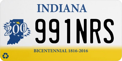 IN license plate 991NRS