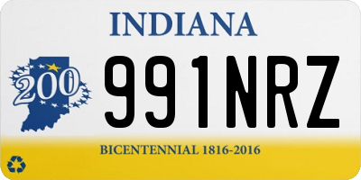 IN license plate 991NRZ