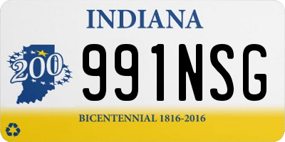 IN license plate 991NSG