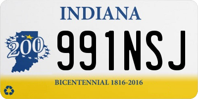 IN license plate 991NSJ