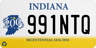 IN license plate 991NTQ